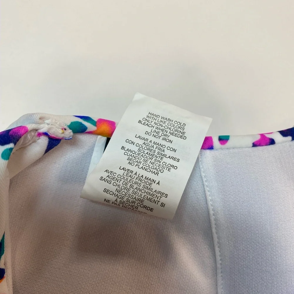 Island Escape Women's Gemini Floral-Print‎ Push-Up Bikini Top